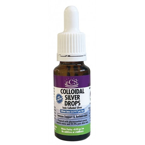 eCS Colloidal Silver Drops 20ml Nature Nurture