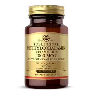 Solgar Methylcobalamin (Vitamin B12) 1000µg Nuggets-Pack of 30