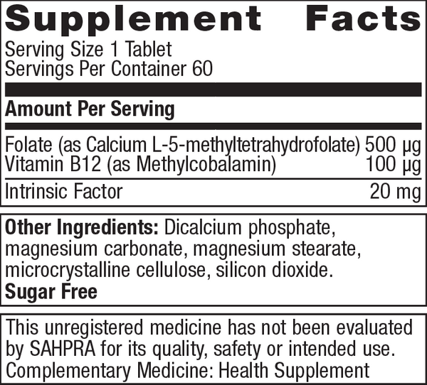 Metagenics Intrinsi B12 Folate