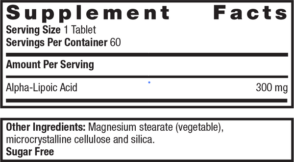 Metagenics Meta Lipoate 300 60's