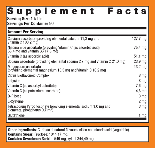 Metagenics Ultra Potent C1000 Chewable