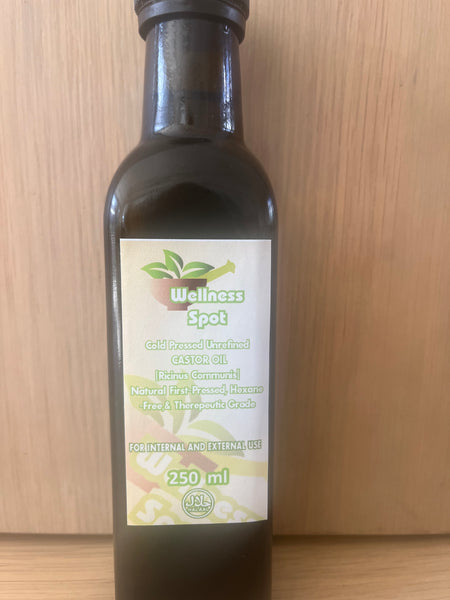 Organic cold pressed castor oil