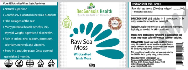 Neogenesis Raw Sea Moss 60g