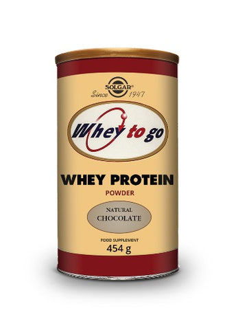 Solgar Whey To Go ®Natural Chocolate Flavour Protein Powder 454g