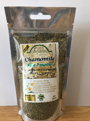 Wellness spot Chamomile and black seed mix tea 200g