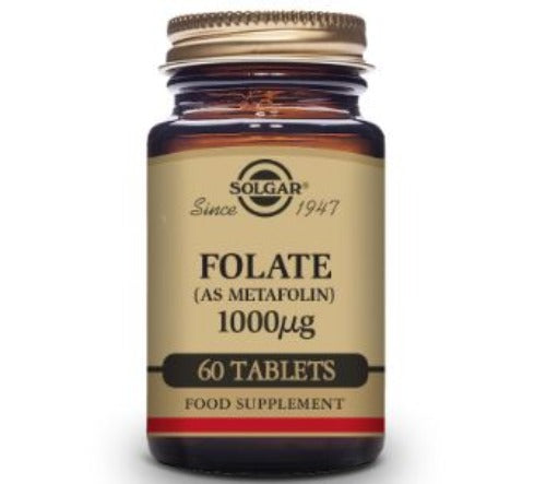 Solgar Folate 1000 μg (as Metafolin ®) Tablets-Pack of 60