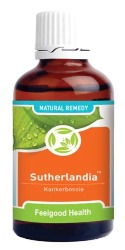 Sutherlandia herbal drops, traditional Kankerbos remedy