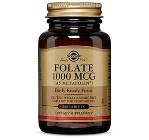 Solgar Folate 1000 μg (as Metafolin ®) Tablets-Pack of 60