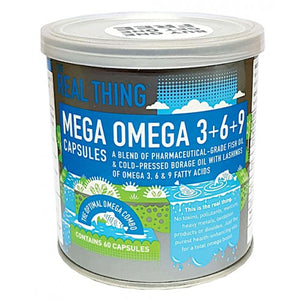 The Real Thing Mega Omega 3+6+9 60 Capsules