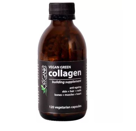 Vegan green collagen building supplement