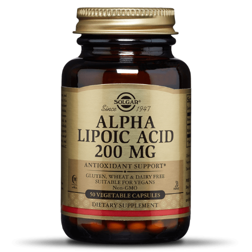 Solgar Alpha lipoic acid 200mg 50 vegetable capsules