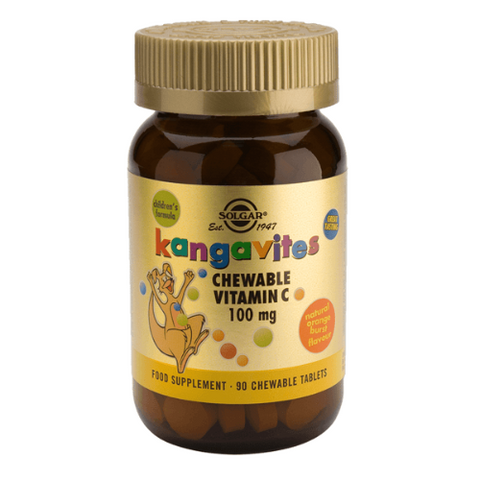Solgar Kangavites Natural Orange Burst Vitamin C 100 mg
