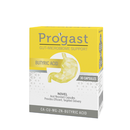 Progast - Butyric Acid Gut Microbiome Support - 30 Capsules