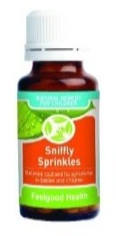 Sniffly Sprinkles: Homeopathic cold & 'flu remedy for children and babies