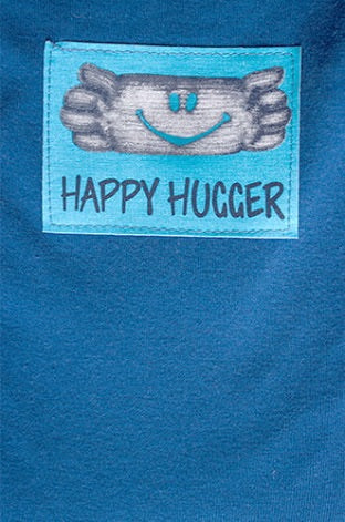 Happy hugger