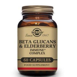 Solgar Beta Glucans & Elderberry Immune Complex Vegetable Capsules - Pack of 60