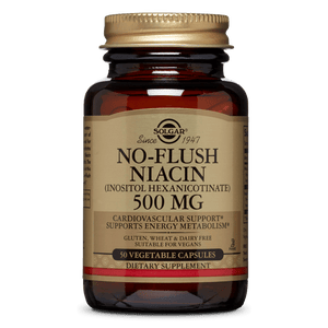 Solgar No flush Niacin 500mg veg capsules EXP 12/2023