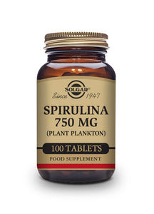 Solgar Spirulina 750 mg exp 09/22